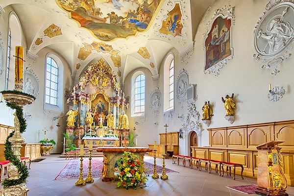 Barocke Wallfahrtskirche Mariä Himmelfahrt in St. Märgen